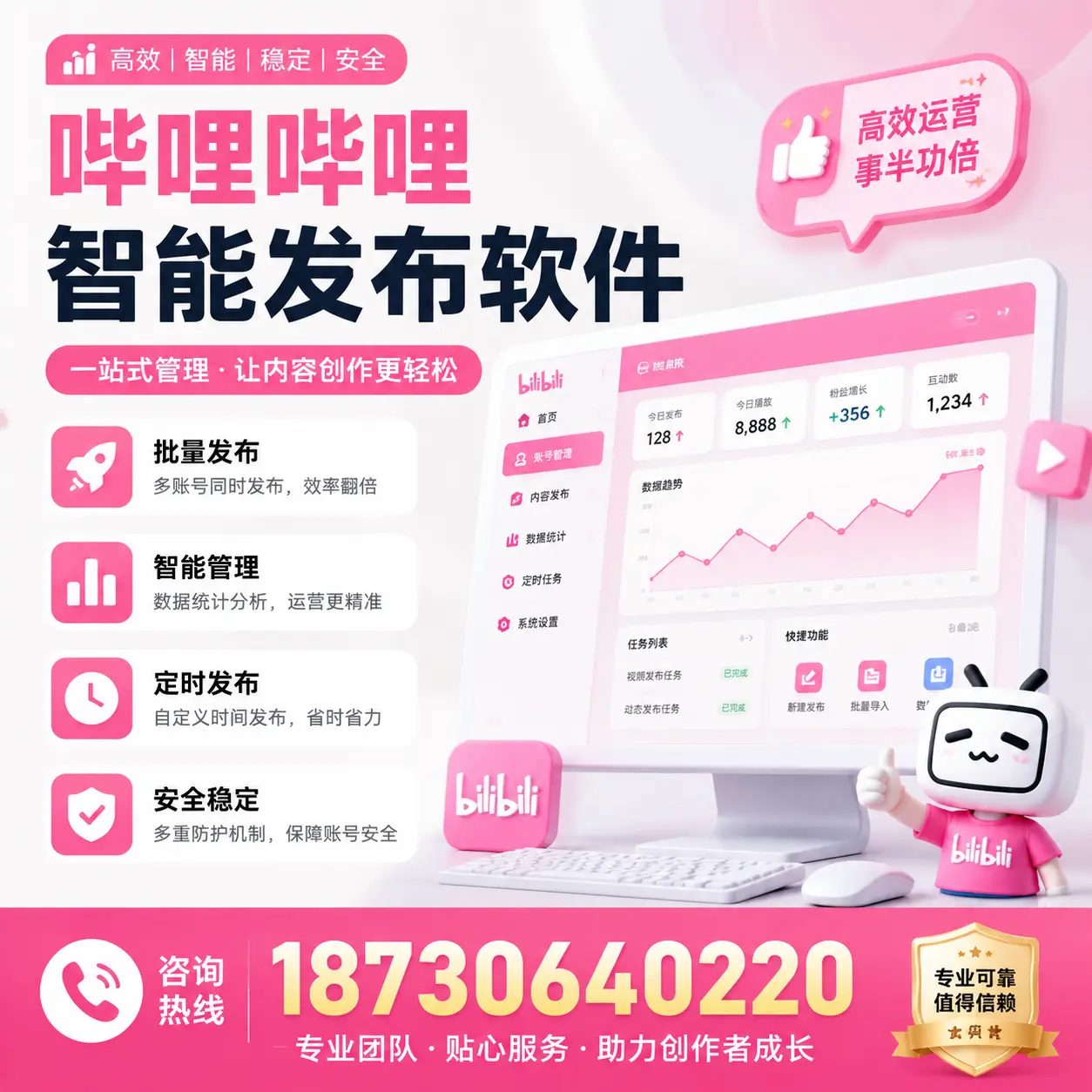 如何评估哔哩哔哩智能发布软件的ROI?资阳 企业必读